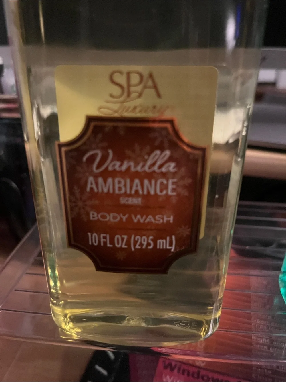 Vanilla Ambiance Body Wash - Yellow